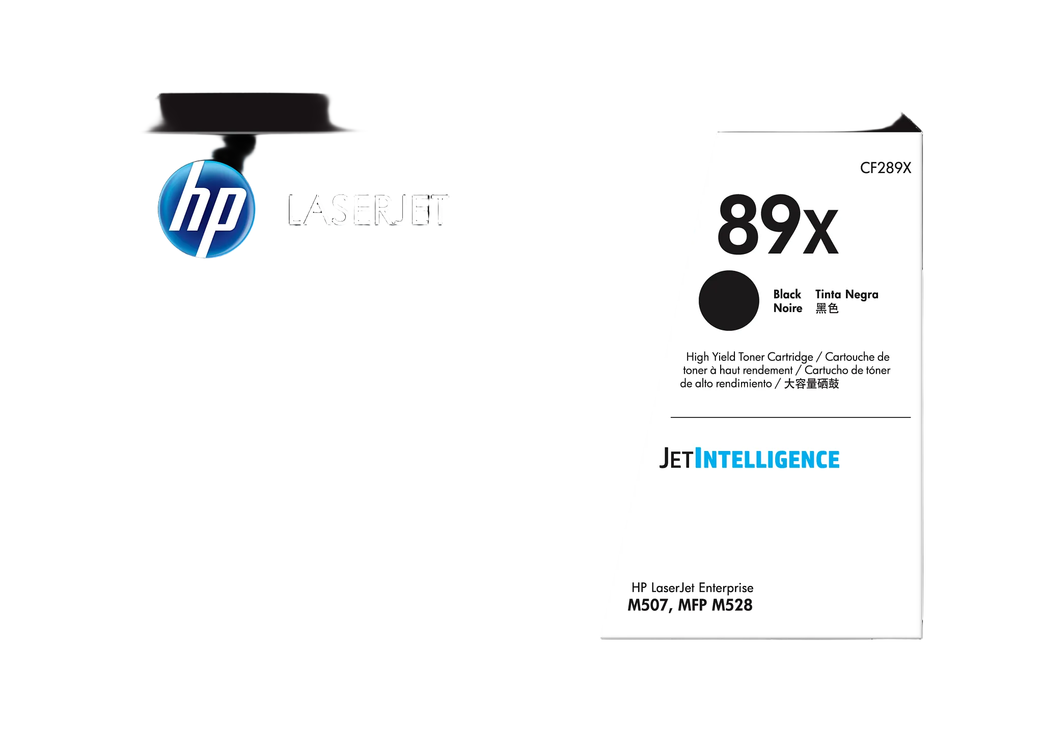 HP 89X (CF289X) Genuine OEM High-Yield Black Toner Cartridge for HP LaserJet Enterprise M507, MFP M528