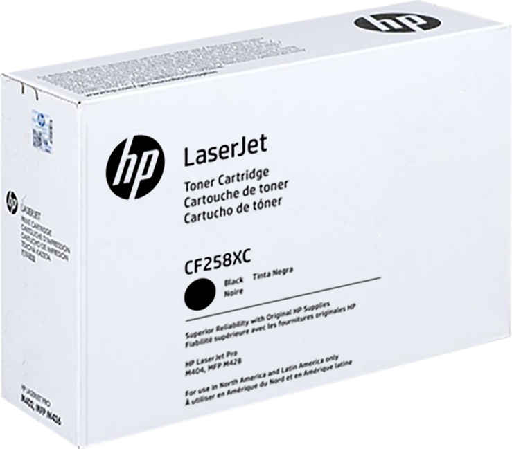 HP 58X (CF258XC) High Yield Black Original LaserJet Toner Cartridge – Genuine OEM