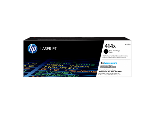 HP 414X (W2020X) High Yield Black Original LaserJet Toner Cartridge – Genuine OEM