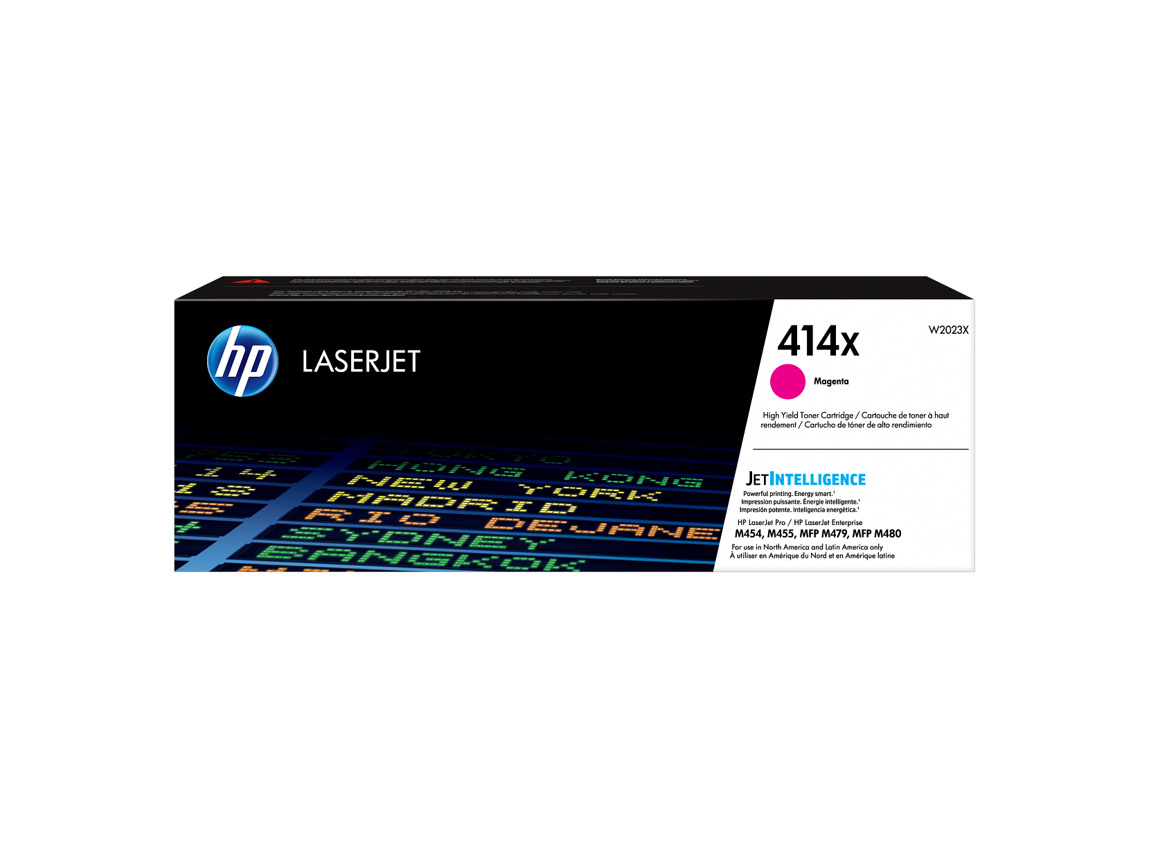 HP 414X (W2023X) High Yield Magenta Original LaserJet Toner Cartridge – Genuine OEM