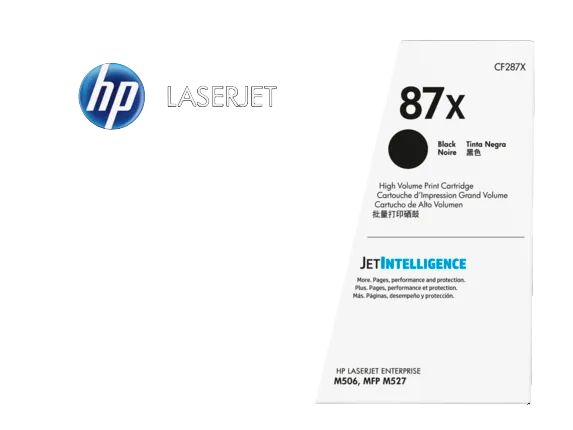 HP 87X (CF287X) Genuine OEM High-Yield Black Toner Cartridge for HP LaserJet Enterprise M506, MFP M527