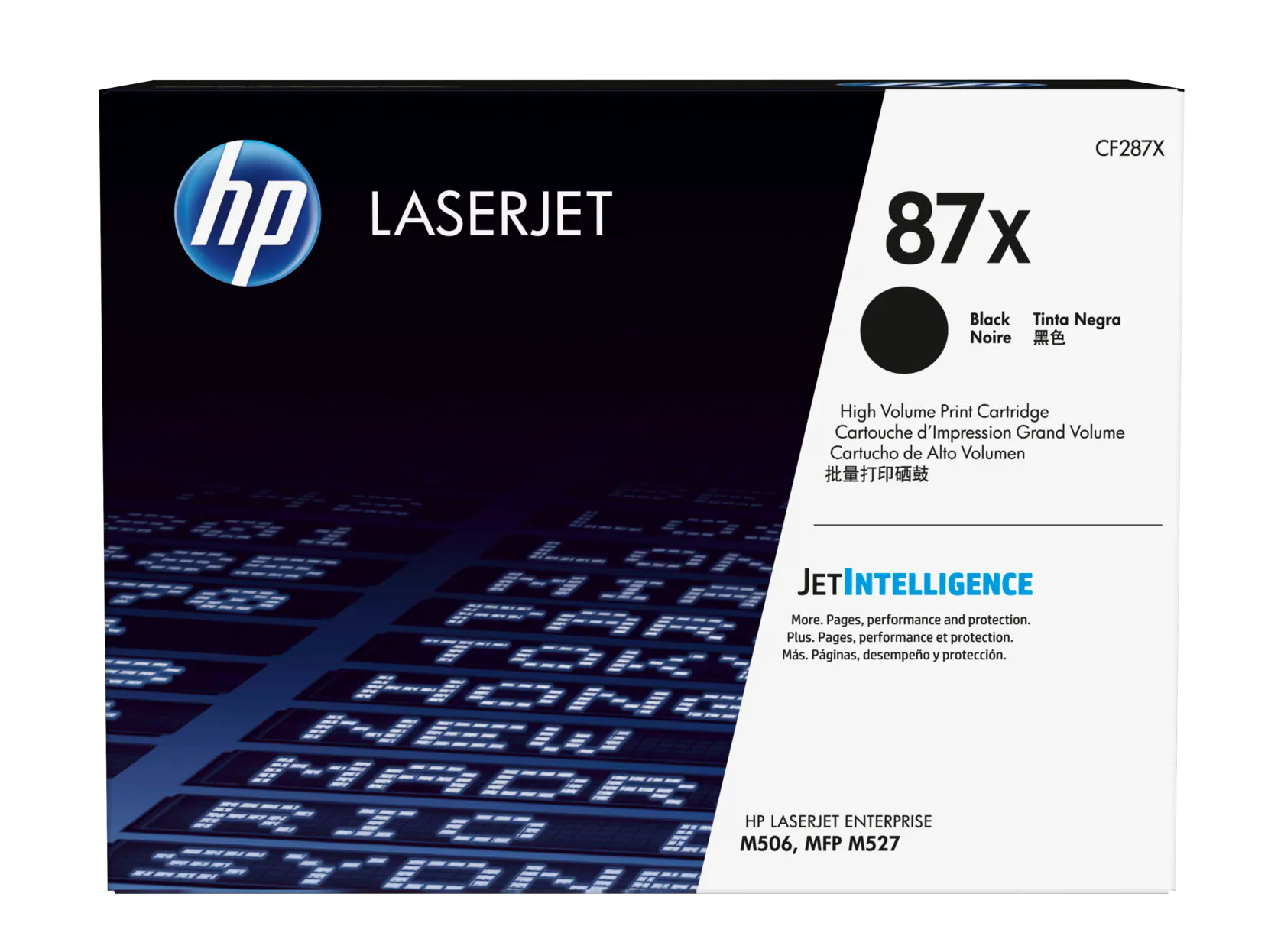HP 87X (CF287X) High Yield Black Original LaserJet Toner Cartridge – Genuine OEM