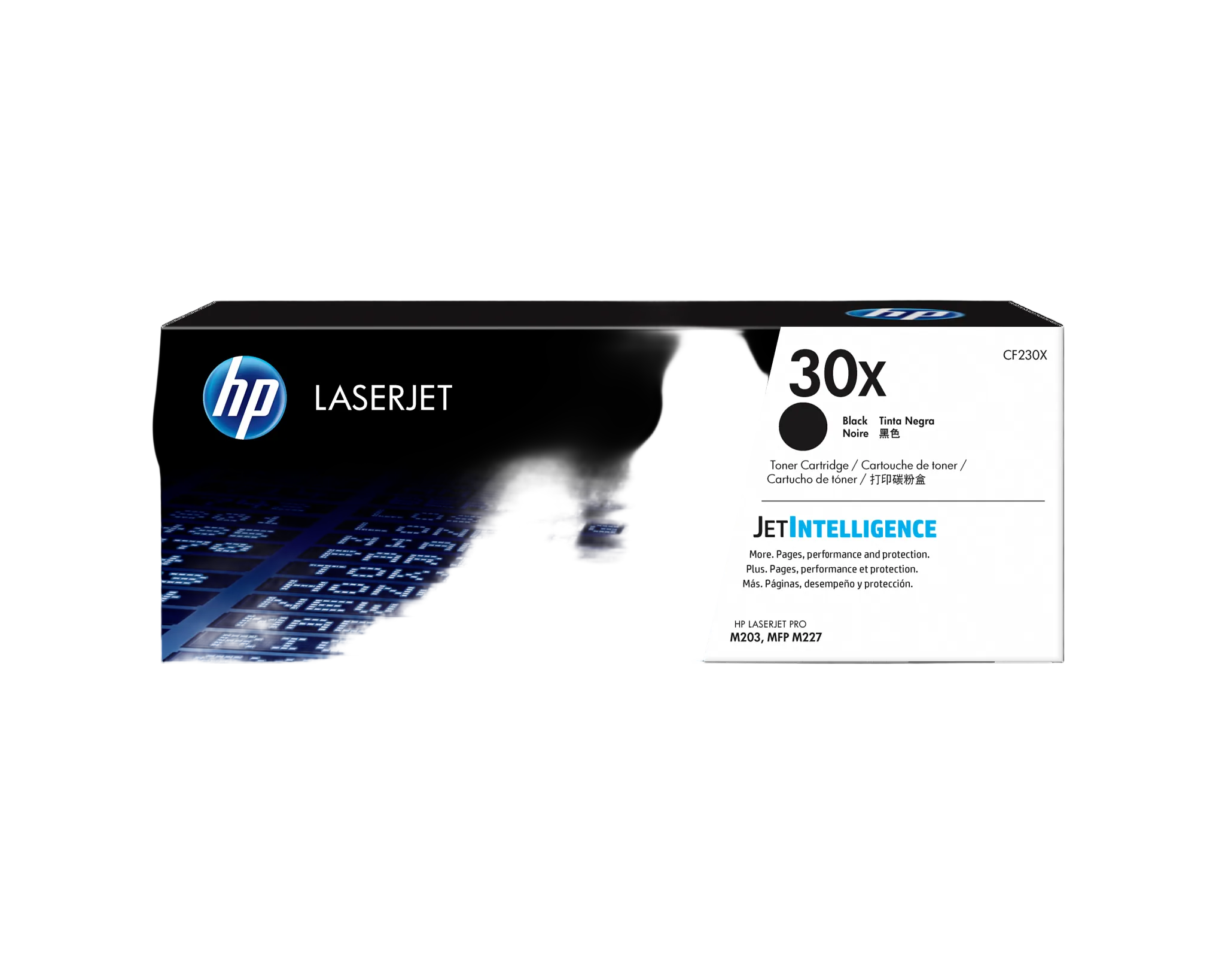 HP 30X (CF230X) Genuine OEM High-Yield Black Toner Cartridge for HP LaserJet M203, MFP M227